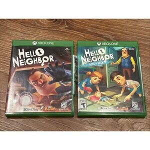 Hello Neighbor And Hide & Seek (Microsoft Xbox One, 2017) NM Disc